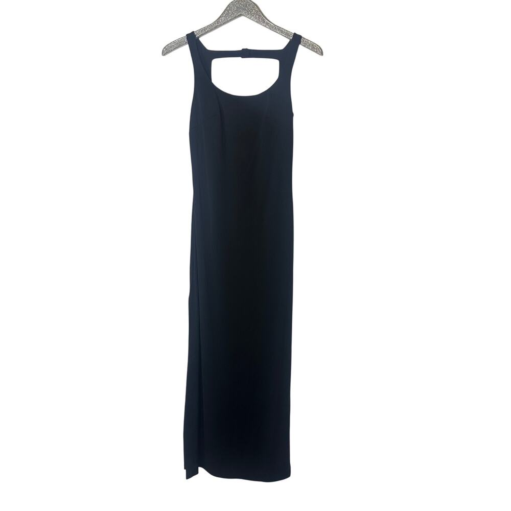 Vintage Y2K Rampage Black Gown with Slit